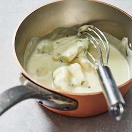 Romige gorgonzola saus